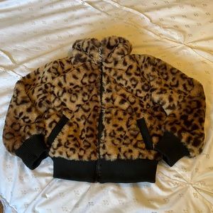 Girls Faux Fur Jacket